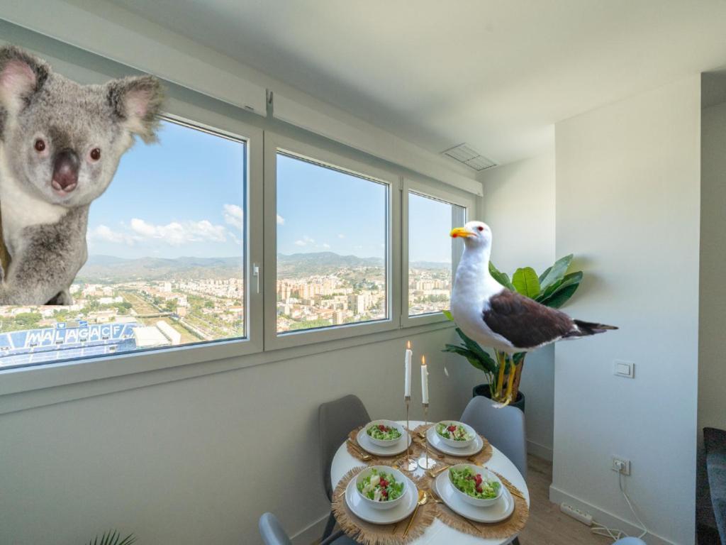 Xpce Urban 4 Malaga Skyline - Free Parking Apartment Exterior foto